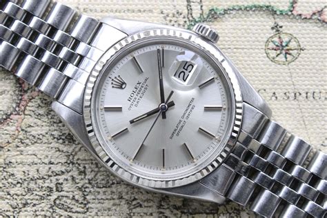 rolex 1601 silver dial